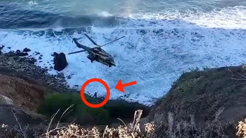 فيديو .. لحظة إنقاذ سيدة سقطت من على ارتفاع 60 مترا ‏