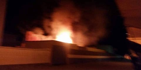عاجل.. حريق ضخم يأتي على سوق “المرينة” بالقصر الكبير(صور)