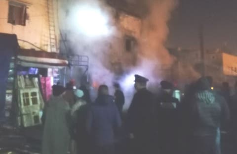 حريق مهول في المتلاشيات بسوق للازهرة “الفوضوي” يستنفر سلطات الجديدة +فيديو