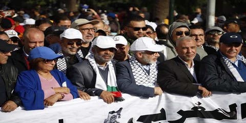 المسيرة المناهضة لصفقة القرن توحد كل الأطياف السياسية المغربية