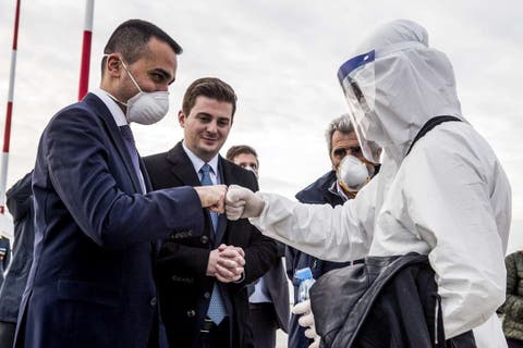 الخارجية الإيطالية تستقبل  وفدا طبيا قادم من ألبانيا لدعم في أزمة فيروس كورونا