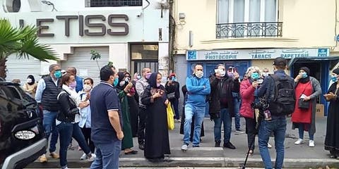 الأمن يفض احتجاجا للمهاجرين المغاربة أمام قنصلية فرنسا بالبيضاء