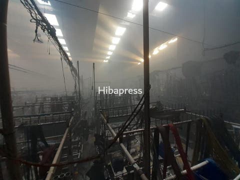 حريق ضخم شبّ بمصنع للكابلاج بطنجة… هكذا نجا مئات العُمّال من موت مُحقّق(صور)