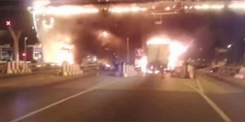 « الاطوروت » تؤكد على أن الفيديو الذي يظهر حريقا عند إحدى محطات الاداء يعود لسنة 2015