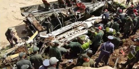 ارتفاع حصيلة ضحايا انقلاب حافلة بين الصويرة وأكادير الى 12 قتيلا