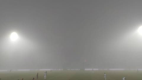 توقف مباراة الدفاع الحسني الجديدي وضيفه المغرب التطواني بسبب الضباب الكثيف
