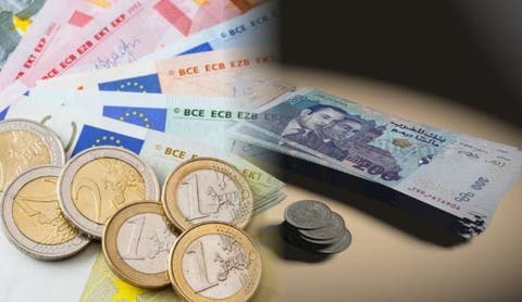 ارتفاع قيمة الدرهم مقابل الأورو بنسبة 58ر0 في المائة ما بين 20 و26 غشت
