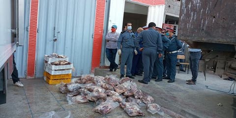 درك سرية سطات يحجز أربعة أطنان من اللحوم الفاسدة