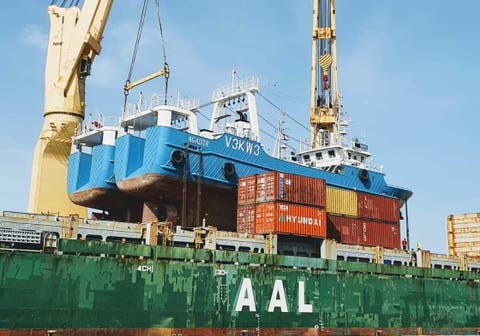 أكادير : وصول شحنة من “سفن الصيد” صينية الصنع الى الميناء التجاري