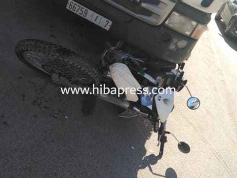 طنجة.. إصابة شرطي في حادثة سير خطيرة ( صور)