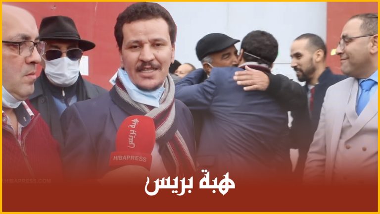 المحامي والحقوقي "منتصر بوعبيد" يعانقُ الحرية رفقة شقيقه