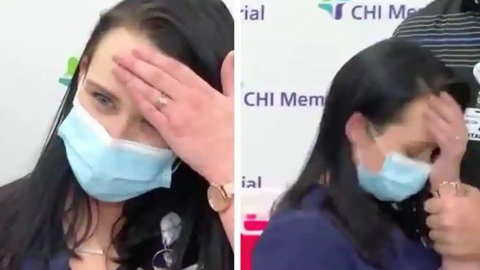 ممرضة أمريكية تفقد وعيها عقب تلقيها لقاح كورونا والأطباء يفسرون الحالة (فيديو)