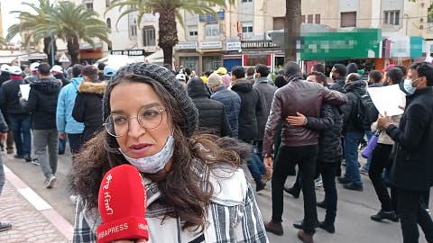 مسيرة بشوارع سطات لإسقاط التوظيف بالتعاقد “فيديو”