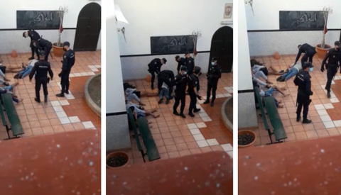 فيديو مسرب.. الشرطة الإسبانية تعنف قاصرين مغاربة بوحشية