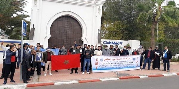 أكادير : عمال فندق مصنف يحتجون ضد التضييق على العمل النقابي