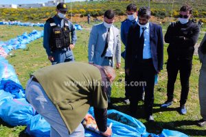 إتلاف الأطنان من المخدرات والممنوعات المحجوزة بطنجة (فيديو+صور)
