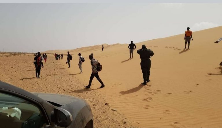 طرفاية: إحباط محاولة للهجرة السرية وتوقيف 43 مهاجرا سريا