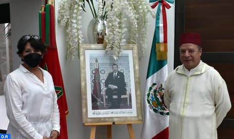 مباحثات تجمع سفير المغرب بالمكسيك مع وزيرة التعليم العمومي