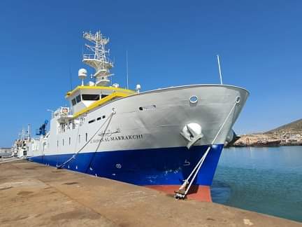 أكادير  : سفينة ” حسن المراكشي” تستعد لتنفيذ أول مهمة علمية بالسواحل الجنوبية للمملكة