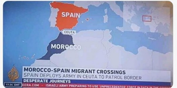 قناة الجزيرة تثير غضب المغاربة بعد نشرها لخارطة المغرب دون صحرائه