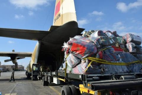 القاهرة.. وصول طائرتين مغربيتين تحملان مساعدات عاجلة للفلسطينيين