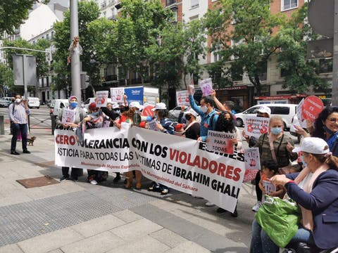 مدريد: “الكرجي” تقود وقفة إحتجاجية أمام المحكمة العليا تزامنا والإستماع ل” غالي”