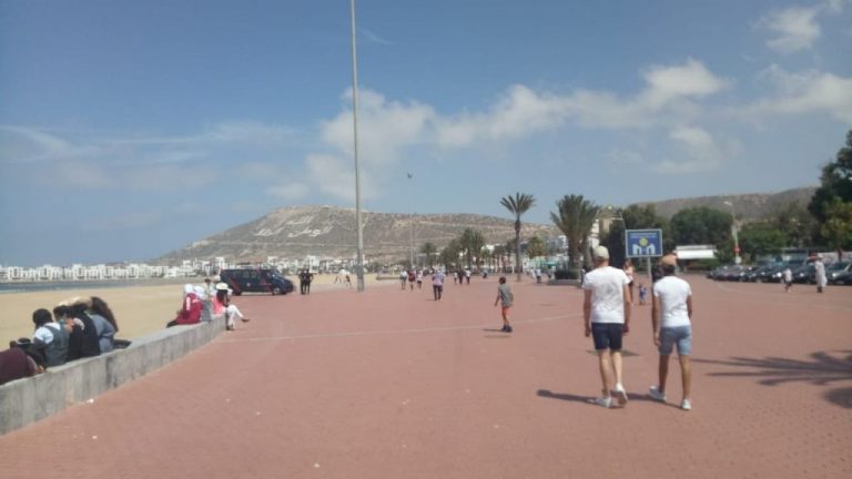 الشريط الساحلي اكادير