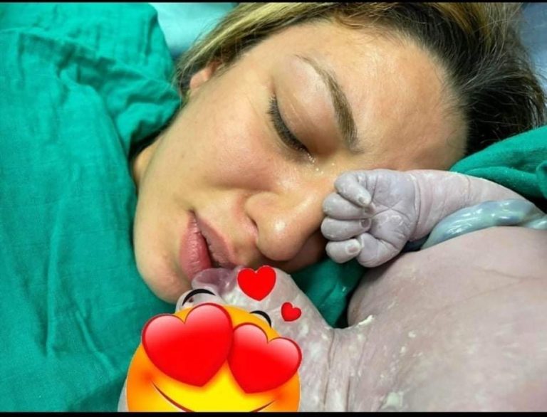 رجوى الساهلي ترزق بمولودها الأول "أريان" + صور
