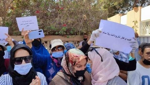 أزمة مياه الشرب تخرج نساء مدينة تارودانت للاحتجاج