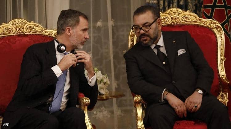 العاهل الإسباني مبرقا الملك: "أجدد تقديري الشخصي لجلالتكم"
