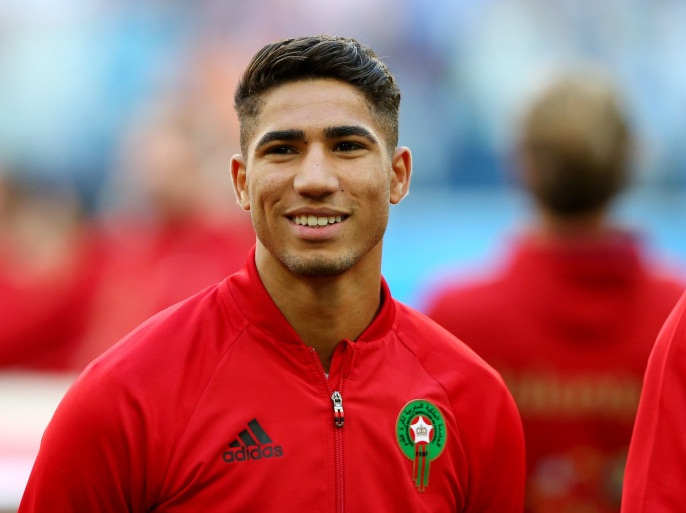 حكيمي بعد وصول المنتخب: نشكر الجماهير المغربية على رسائل الدعم