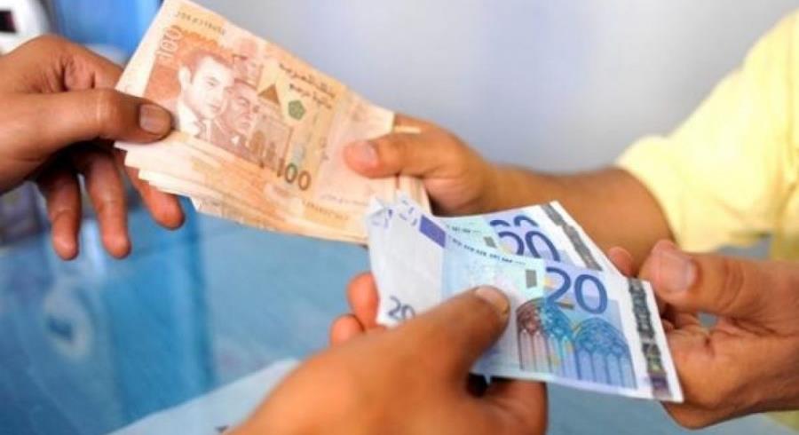 ارتفاع سعر صرف الدرهم مقابل الأورو أواخر سنة 2021
