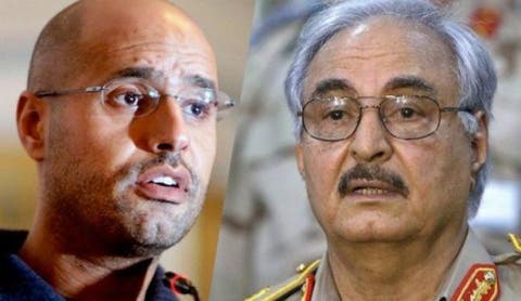 ليبيا.. المدعي العام يطالب بوقف إجراءات ترشيح سيف الإسلام القذافي وخليفة حفتر