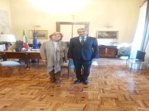 إيطاليا : القنصل العام المغربي بميلانو يزور محافظ بافيا