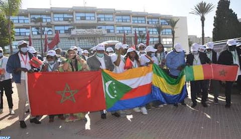 الطلبة الأفارقة بالمغرب ينظمون قافلة لدعم القضية الوطنية بالاقاليم الجنوبية