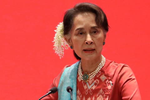 الحكم على زعيمة ميانمار أونغ سان سو تشي بالسجن أربع سنوات