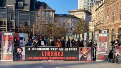 Photo of نشطاء يطالبون من أمام البرلمان الأوروبي بالإفراج عن الصحفيين والمعتقلين السياسيين بالمغرب