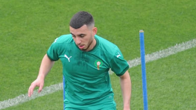 قبل مواجهة غانا.. إلياس شاعر يلتحق بالتدريبات الجماعية للمنتخب