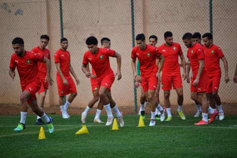 المنتخب المغربي يجري حصة تدريبية لاستعادة اللياقة البدنية