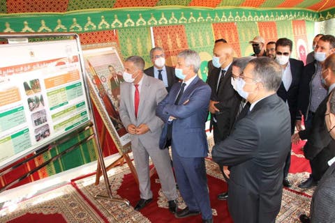 الوزير محمد صديقي يتفقد مشاريع بنيوية للفلاحة بإقليم اشتوكة
