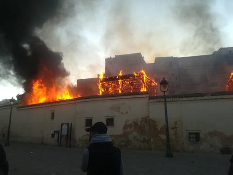 فاس.. شباط يطالب بعقد دورة استثنائية لمناقشة دعم المتضررين من حريق سوق الرصيف