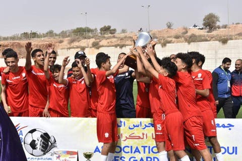 صغار حسنية أكادير يتوجون للمرة الثانية بدوري بن شتوي الدولي لكرة القدم