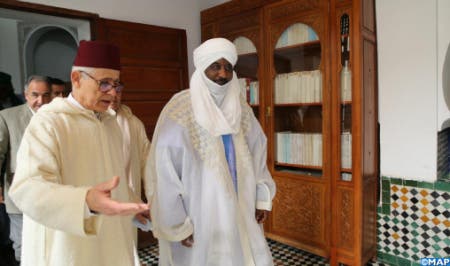 الخليفة العام للطريقة التيجانية بجمهورية نيجيريا الاتحادية يقوم بزيارة للمغرب