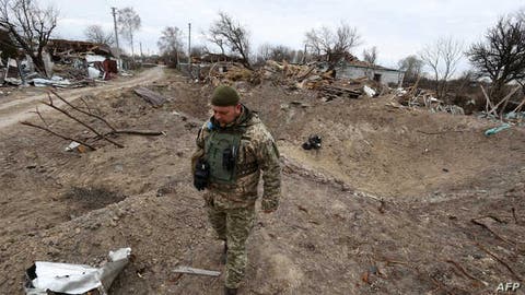 أوكرانيا تعلن “تحرير” ضاحية إربين التابعة لكييف