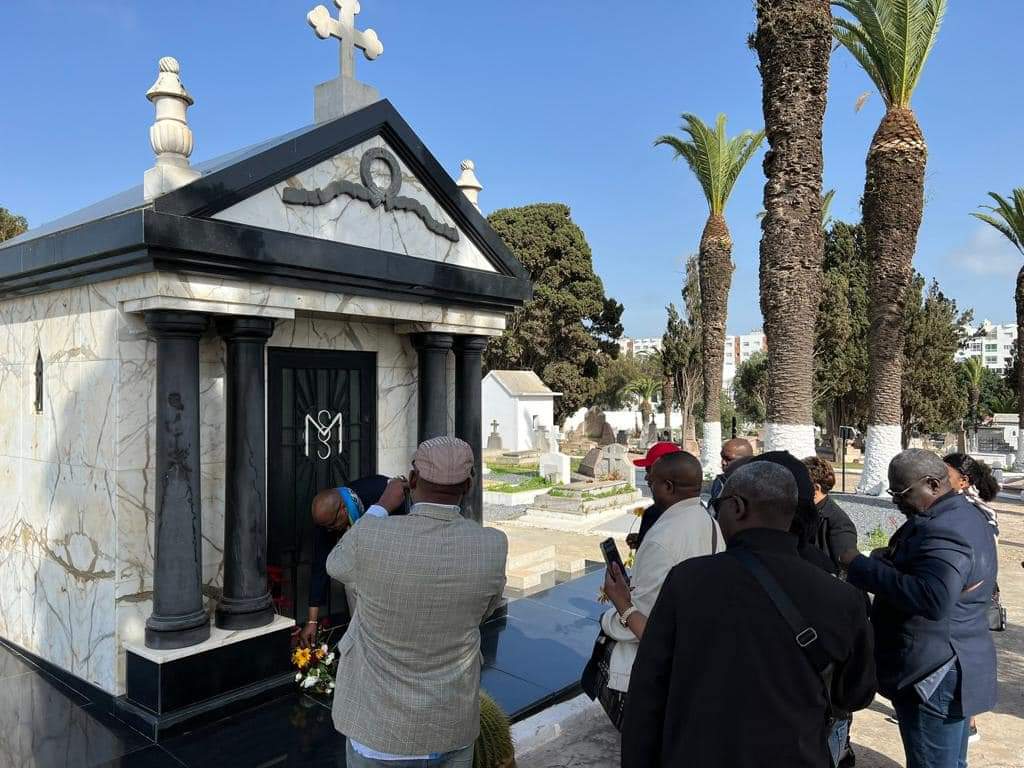 بعثة الكونغو الديمقراطية تزور "فهد كينشاسا" رئيس بلادهم المدفون بالرباط