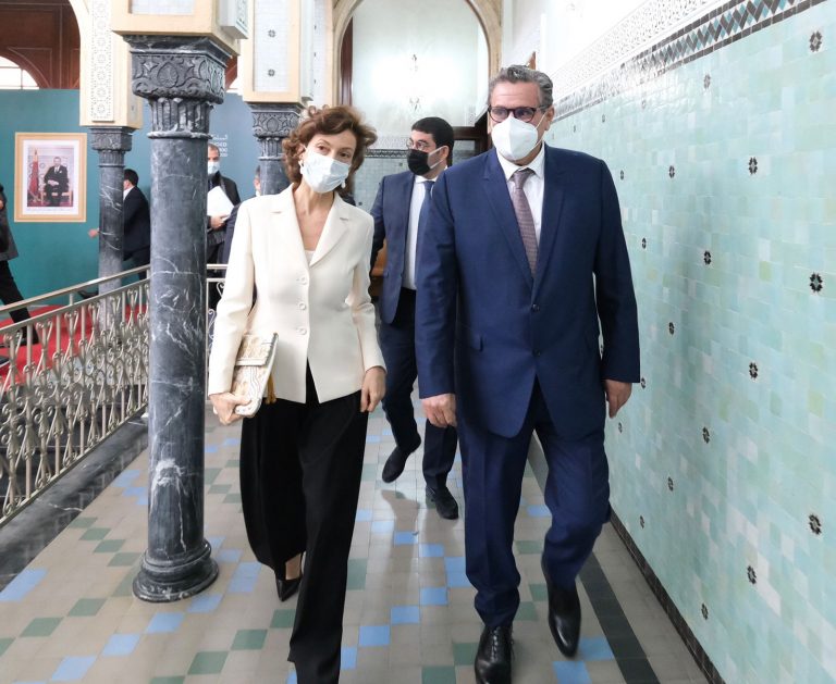 أخنوش يستقبل المديرة العامة لمنظمة "اليونيسكو" أودري أزولاي