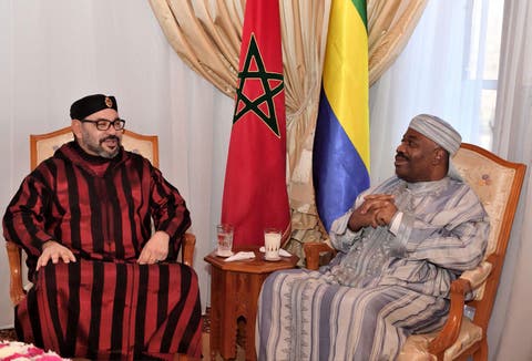 برقية تهنئة من الرئيس الغابوني للملك بمناسبة حلول شهر رمضان المبارك