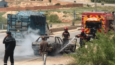 Photo of الناظور .. انفجار سيارة تستعمل الغاز بالطريق الوطنية بين سلوان وزايو