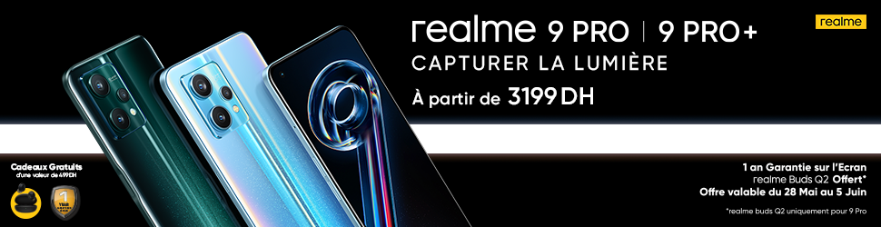 "ريلمي" تعلن عن إطلاق هاتفها الجديد realme 9 Pro + 5G