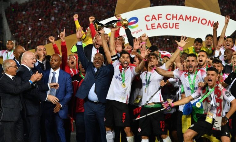الجامعة تهنئ الوداد بعد الفوز بدوري الابطال